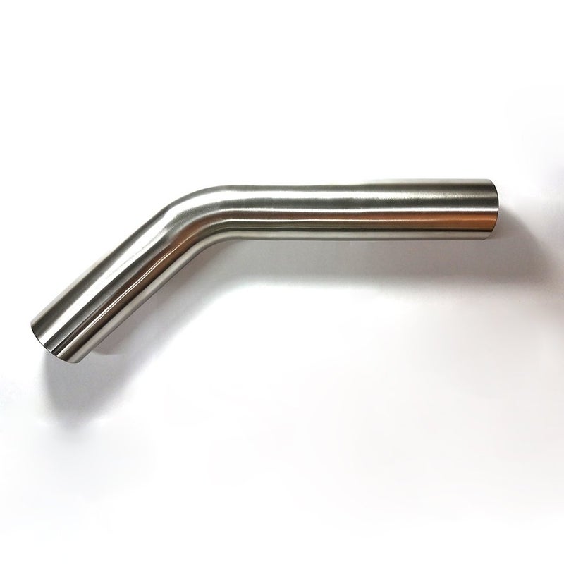 3" Stainless 45Â° Mandrel Bend - 1.5D/4.5" CLR Loose Radius - 16GA/.065" - SS304 - Stainless Bros.